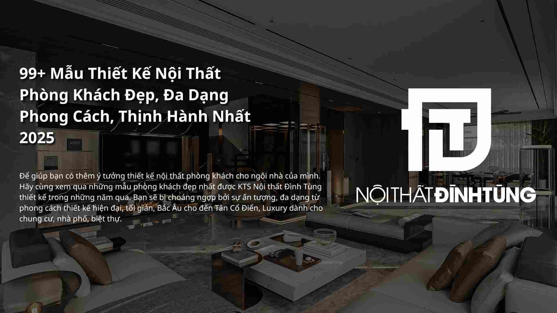 thiết kế nội thất phòng khách