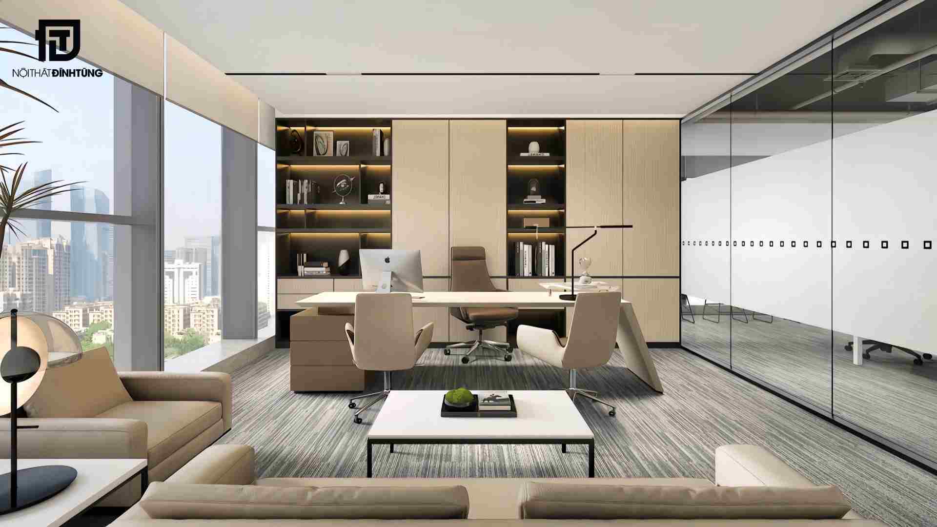 thiết kế nội thất văn phòng