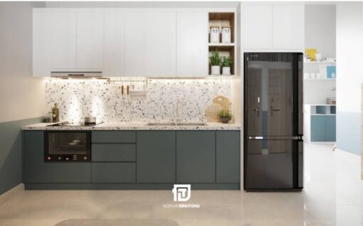 Tủ bếp gỗ công nghiệp DT07
