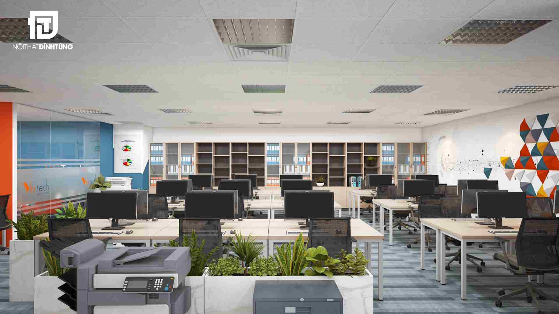 thiết kế nội thất văn phòng
