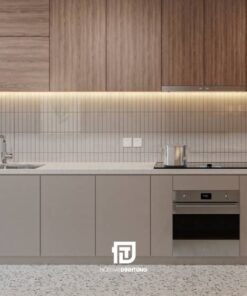 Tủ bếp MDF melamine DT11