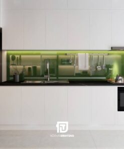 Tủ bếp nhỏ gỗ công nghiệp DT16