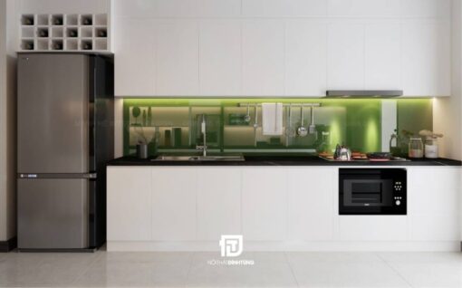 Tủ bếp nhỏ gỗ công nghiệp DT16