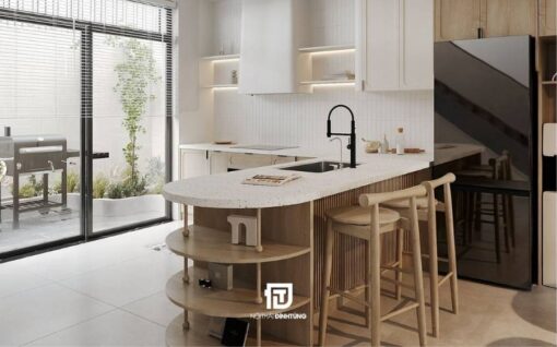 Tủ bếp gỗ công nghiệp DT20