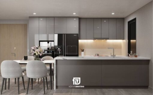 Tủ bếp gỗ công nghiệp DT03