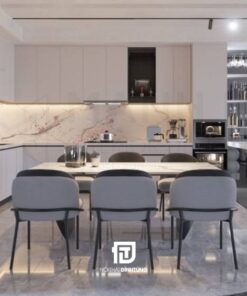 Tủ bếp gỗ công nghiệp DT24