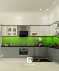 Tủ bếp gỗ công nghiệp DT28