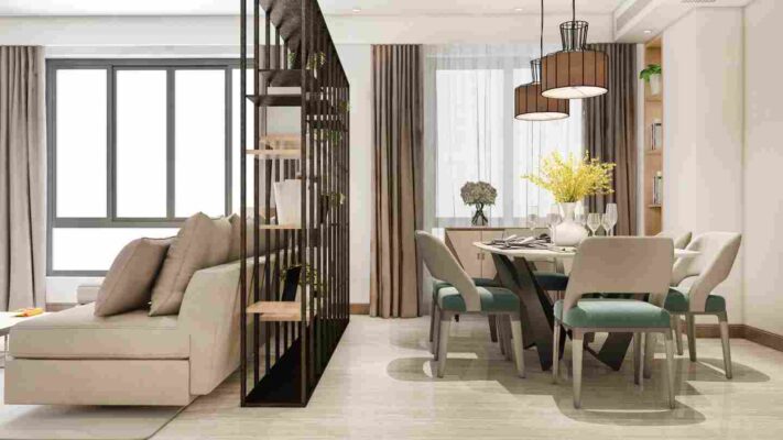 Lựa chọn vật liệu cho nội thất phòng khách nhà phố