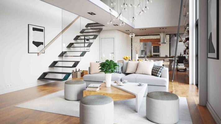 Những nguyên tắc quan trọng khi thiết kế nội thất phòng khách hiện đại đơn giản