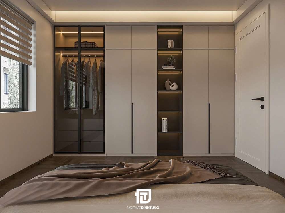 thiết kế tủ quần áo hiện đại