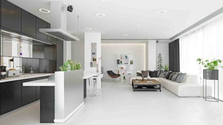 Đặc điểm nổi bật của nội thất phòng khách sang trọng hiện đại
