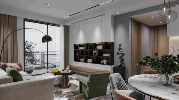 Những lưu ý quan trọng khi thiết kế nội thất phòng khách bằng gỗ công nghiệp