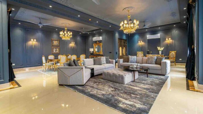 Thi công thiết kế nội thất phòng khách