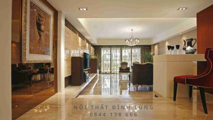 Thiết kế phòng khách chung cư hiện đại theo xu hướng 2025