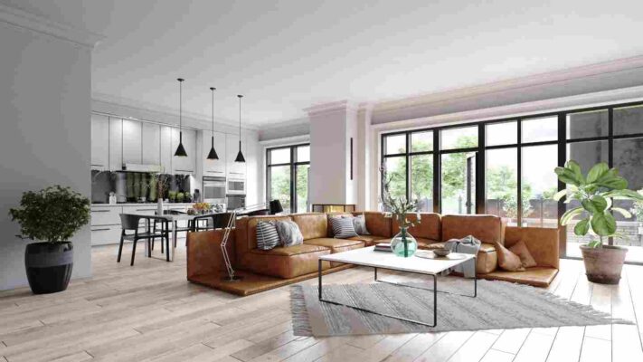 Xu hướng nội thất phòng khách nhà cấp 4 năm 2025