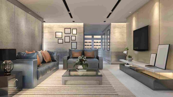 Xu hướng nội thất phòng khách hiện đại cao cấp năm 2025