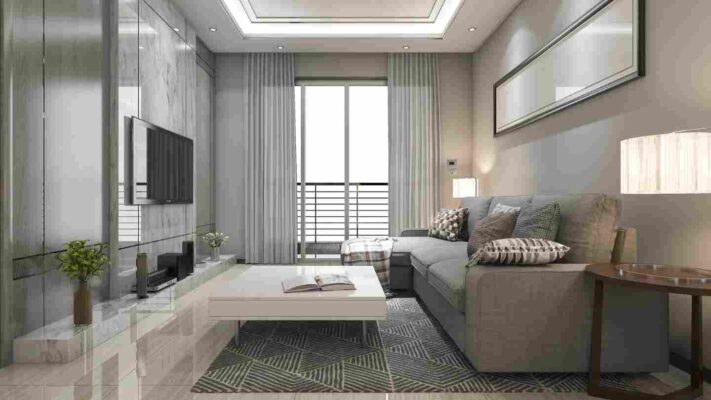 Xu hướng nội thất phòng khách hiện đại cao cấp năm 2025