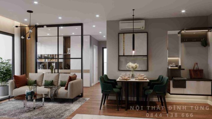 Lưu ý quan trọng khi thiết kế nội thất phòng khách chung cư hiện đại