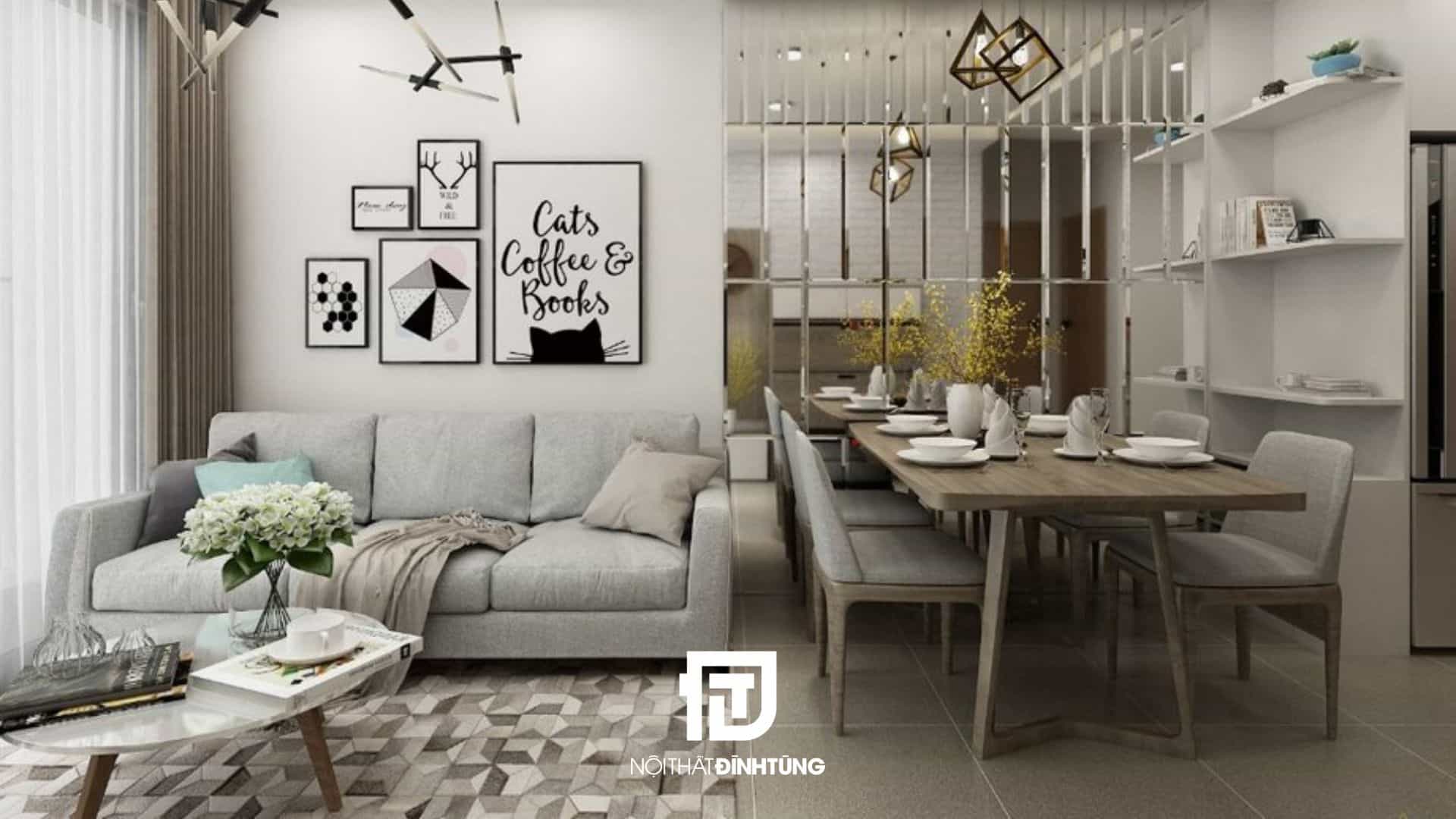 bố trí không gian hợp lý