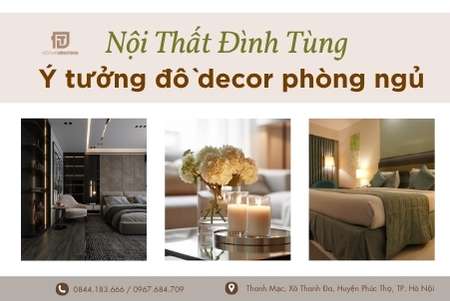 đồ decor phòng ngủ