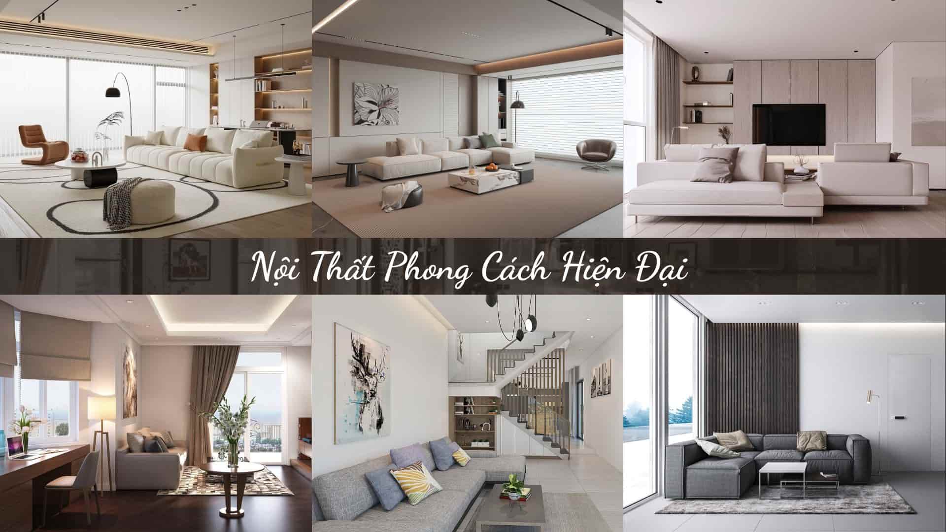 nội thất phong cách hiện đại