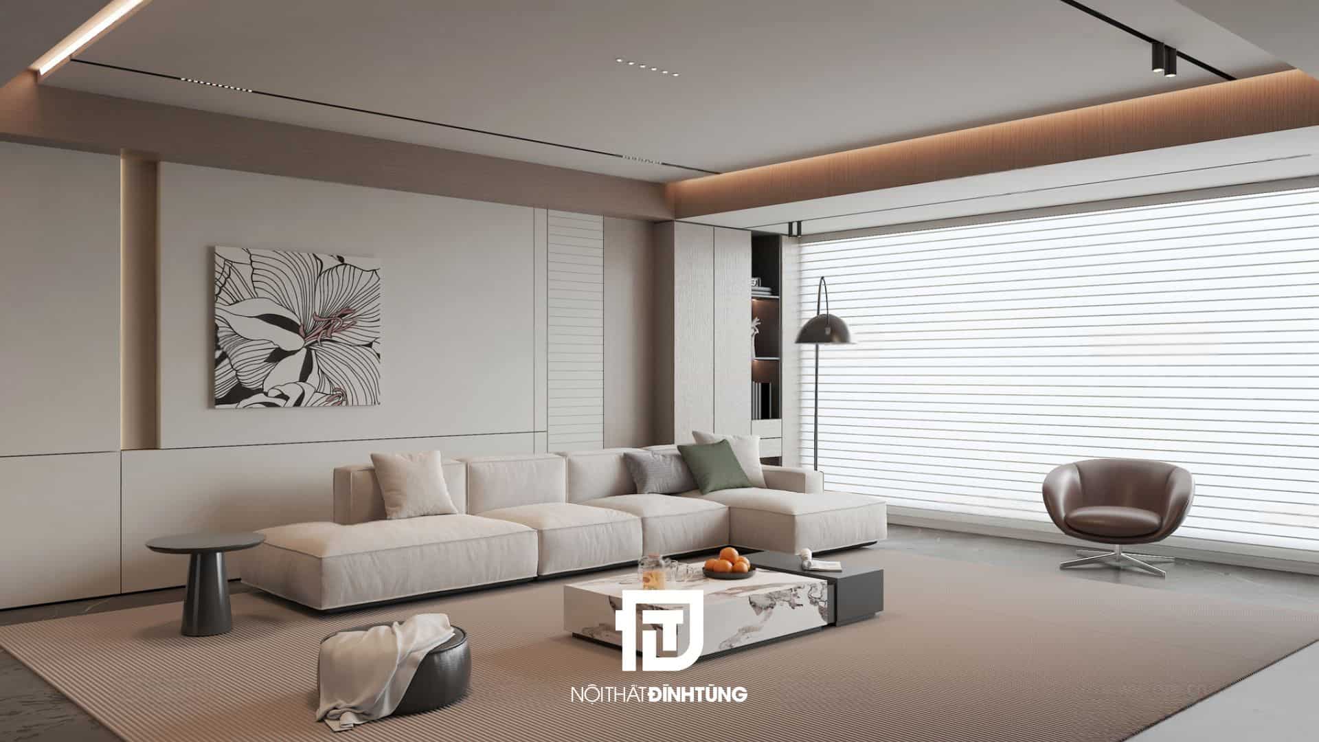 nội thất phòng khách hiện đại 2