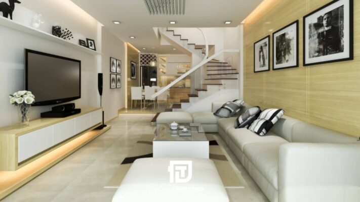 phong cách phù hợp với nhà ống
