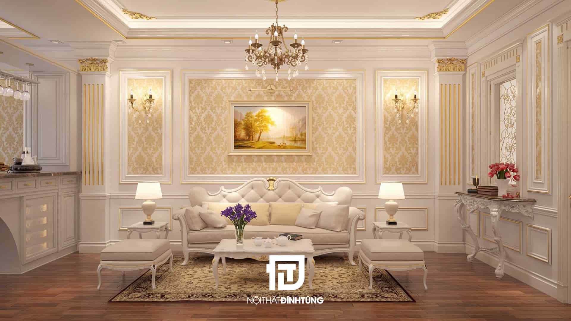 thiết kế nội thất chung cư tân cổ điển