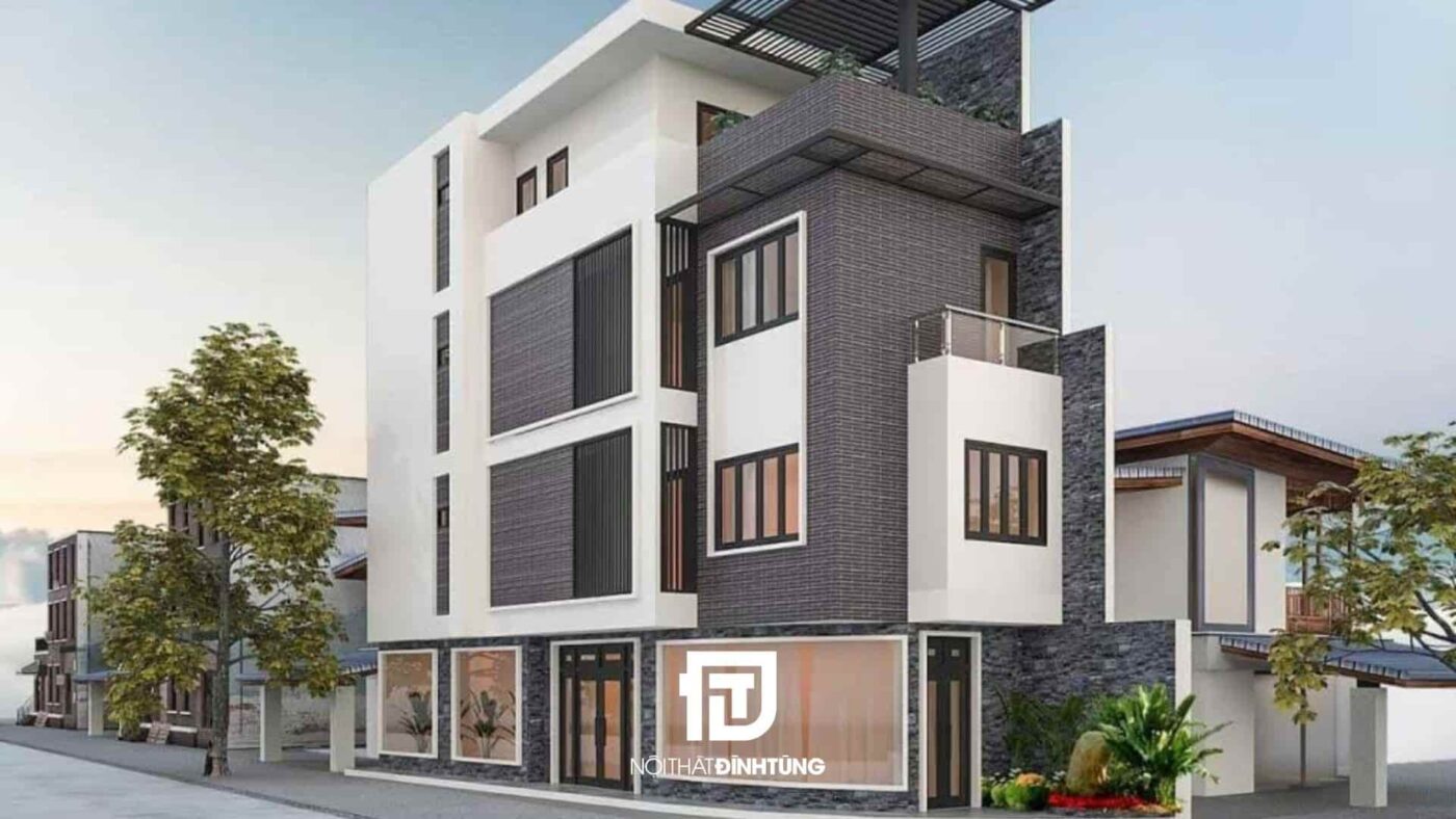 thiết kế nội thất nhà phố 4 tầng