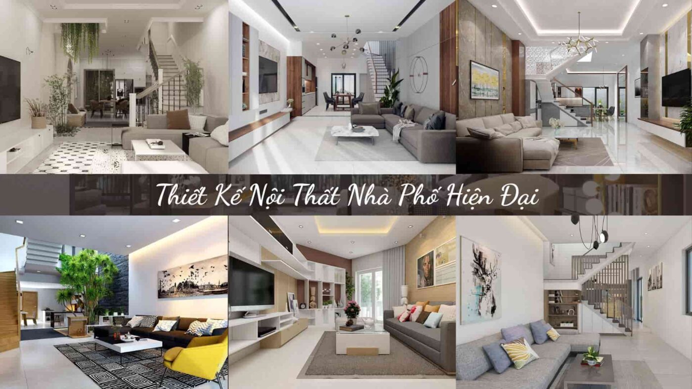 thiết kế nội thất nhà phố