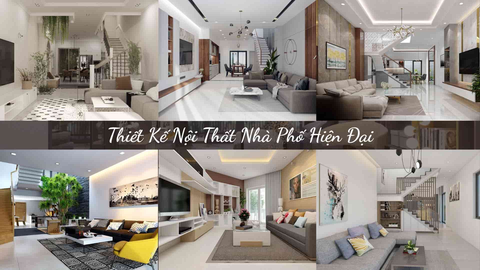 thiết kế nội thất nhà phố
