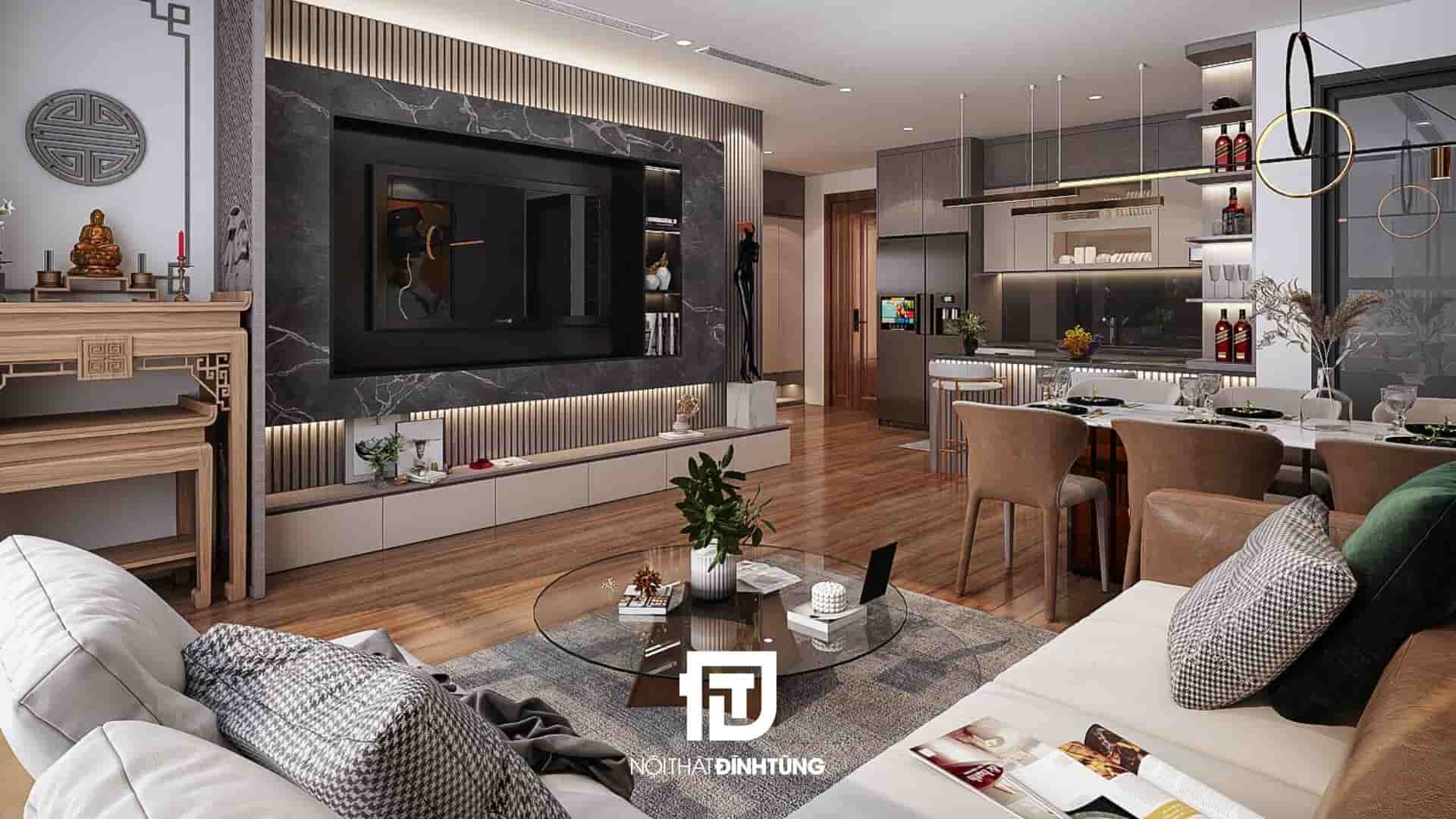 thiết kế thi công nội thất căn hộ