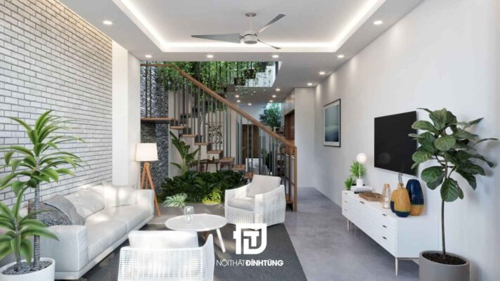 trang trí nội thất nhà ống